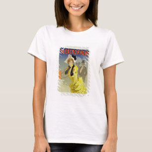 Reproductie van een poster adverteren 'Theatrofoon T-shirt
