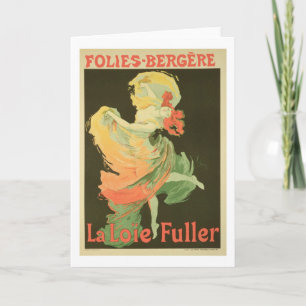 Reproductie van een Poster Adverterene 'Loie Kaart