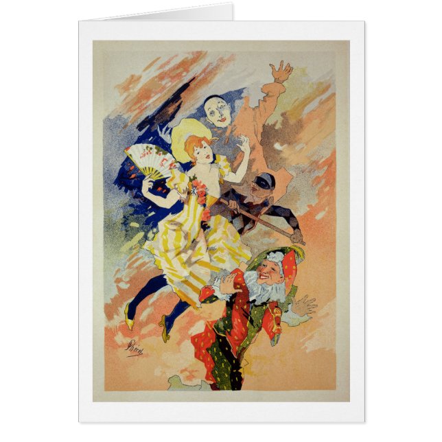 Reproductie van een poster voor een pantomime, 189 (Voorkant)