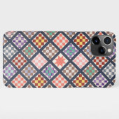 Reproductie van een  Quilt uit 1886 iPhone Hoesje (Achterkant horizontaal)