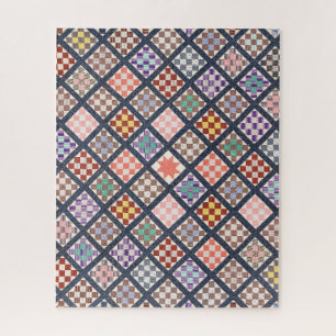 Reproductie van een  Quilt uit 1886 Legpuzzel