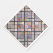 Reproductie van een  Quilt uit 1886 Servet (Hoek)