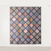 Reproductie van een  Quilt uit 1886 Wandkleed (Voorkant)