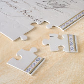 Reproductie van handtekeningen van de Tudors en hu Legpuzzel (Zijkant)