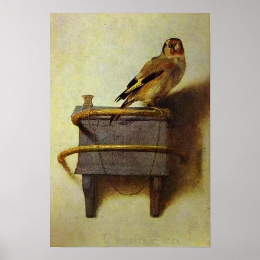 Reproductie van het schilderij 'De Putter' Poster (Voorkant)