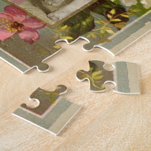 reproductie van moeder en dochter legpuzzel (Zijkant)