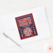  reproductie van olieteken vierkante sticker (Envelop)