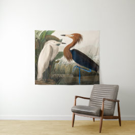 Reproductie van Paarse reiger, 1835 Bord CCLVI Wandkleed