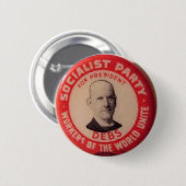 reproductiepompen van Eugene Debs Ronde Button 5,7 Cm (Voorkant /achterkant)