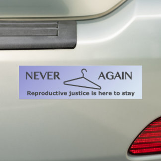 Reproductierecht Bumpersticker (lila)