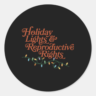 Reproductieve rechten en reproductieve rechten ronde sticker