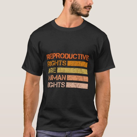 Reproductieve rechten zijn mensenrechten t-shirt (Voorkant)
