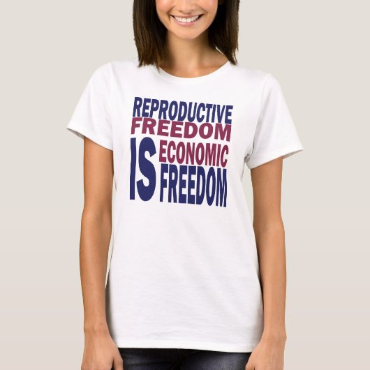 Reproductieve vrijheid t-shirt (Voorkant)