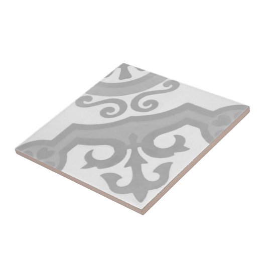 Reproduction Authentic Encaustic Cement Tile Tegeltje (Zijkant)