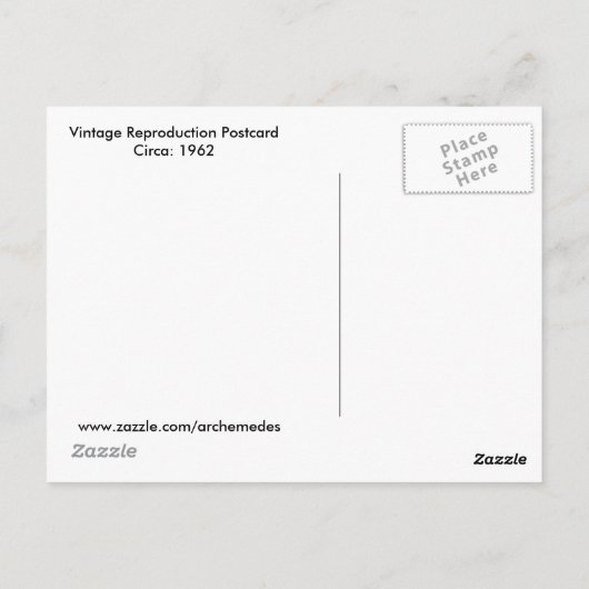  Reproduction Dubuque, Iowa Briefkaart (Achterkant)