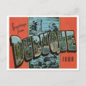  Reproduction Dubuque, Iowa Briefkaart (Voorkant)