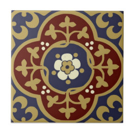 Reproduction Ecclesiastic Encaustic Gothic Tile Tegeltje