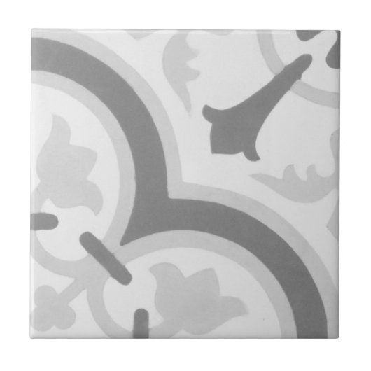 Reproduction Encaustic Cementtegel op keramiek Tegeltje (Voorkant)