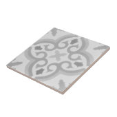 Reproduction Encaustic Cementtegel op keramiek Tegeltje (Zijkant)