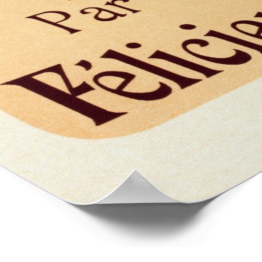 Reproduction Frans poster (Hoek)