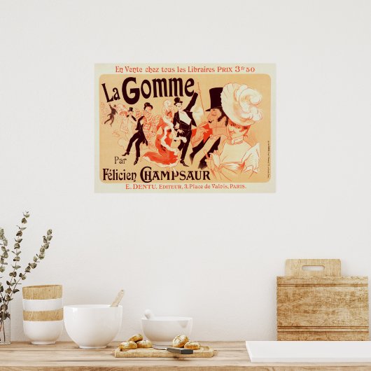 Reproduction  Frans poster (Keuken)