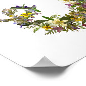 Reproduction geperste Flower Stethoscope Nurse Poster (Hoek)