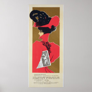 Reproduction of a poster advertising 'Zlata Praha'