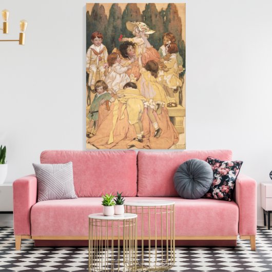 Reproduction print "A Child's Garden" (Insitu (Woonkamer))