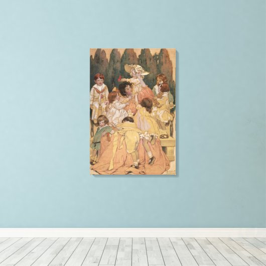 Reproduction print "A Child's Garden" (Insitu (Houten vloer))