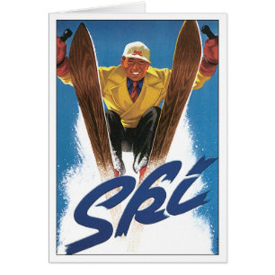 Reproduction Ski poster