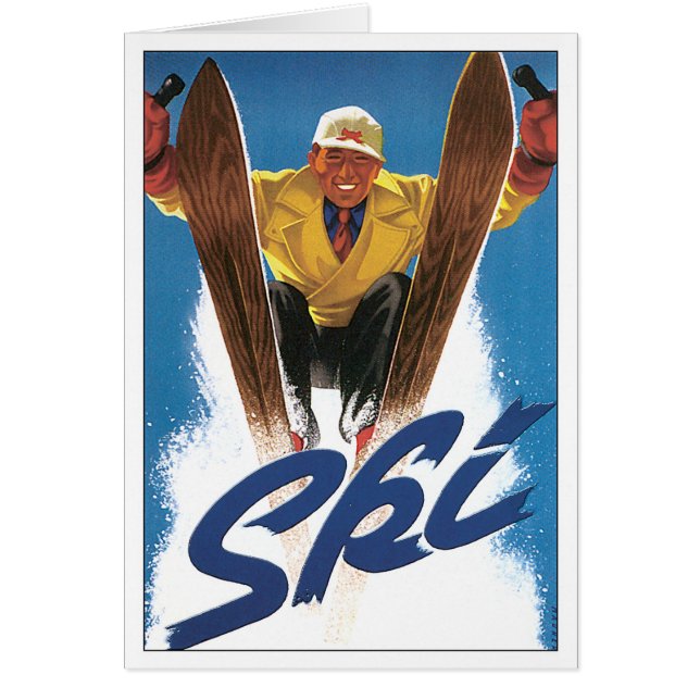Reproduction Ski poster (Voorkant)