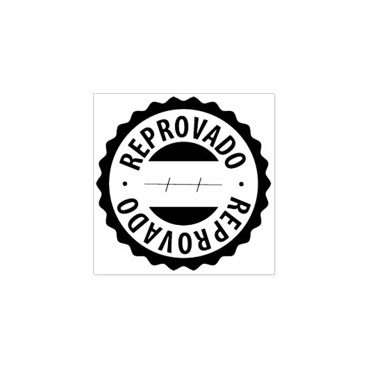 Reprovado, Portugese rubberzegel Rubberstempel (Afrduk)