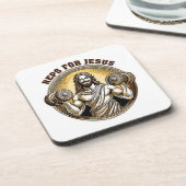 Reps voor Jezus Bier Onderzetter (Linkerzijde)