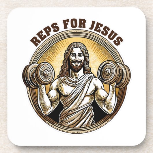 Reps voor Jezus Bier Onderzetter (Voorkant)