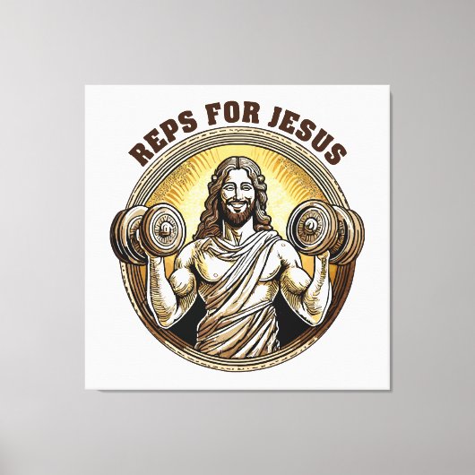 Reps voor Jezus Canvas Afdruk (Voorkant)