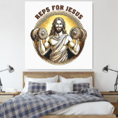 Reps voor Jezus Canvas Afdruk (Insitu (Slaapkamer))
