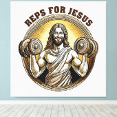 Reps voor Jezus Canvas Afdruk (Insitu (Houten vloer))