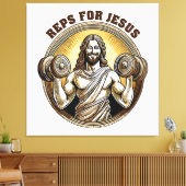 Reps voor Jezus Canvas Afdruk (Insitu (Woonkamer))