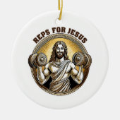 Reps voor Jezus Keramisch Ornament (Voorkant)
