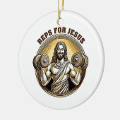 Reps voor Jezus Keramisch Ornament (Links)