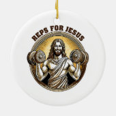 Reps voor Jezus Keramisch Ornament (Achterkant)