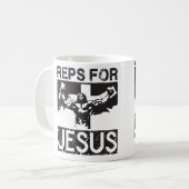 Reps voor Jezus Koffiemok (Voorkant links)
