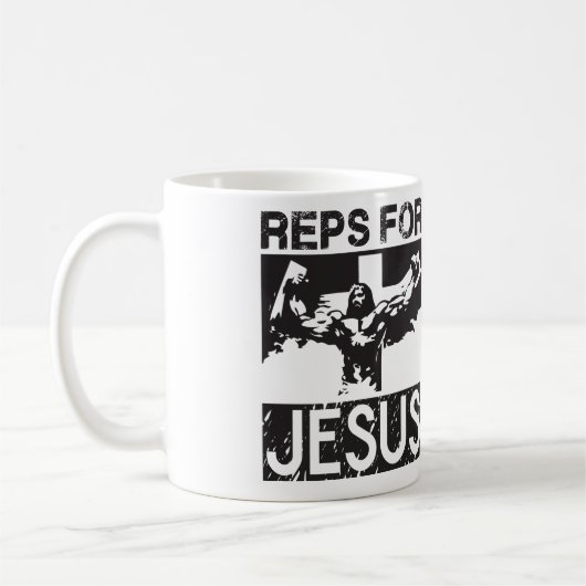 Reps voor Jezus Koffiemok (Links)