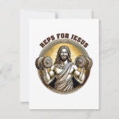 Reps voor Jezus RSVP Kaartje (Voorkant)