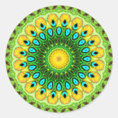 Repsycle Peacolia-Sticker Ronde Sticker (Voorkant)