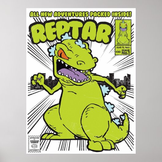 Reptar-stripboek Poster (Voorkant)