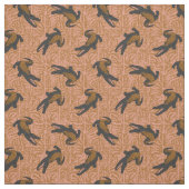 reptiel alligator roest  stof (Swatch)