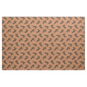 reptiel alligator roest  stof (Fat Quarter)