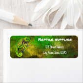 Reptiel benodigdheden winkel retour ADRES Etiket (Insitu)