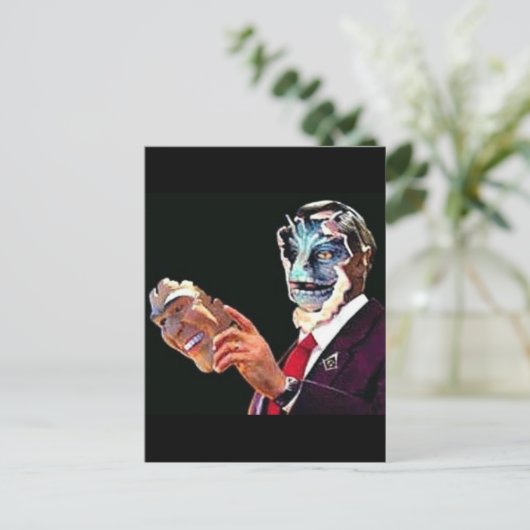 reptiel briefkaart (Staand voorkant)